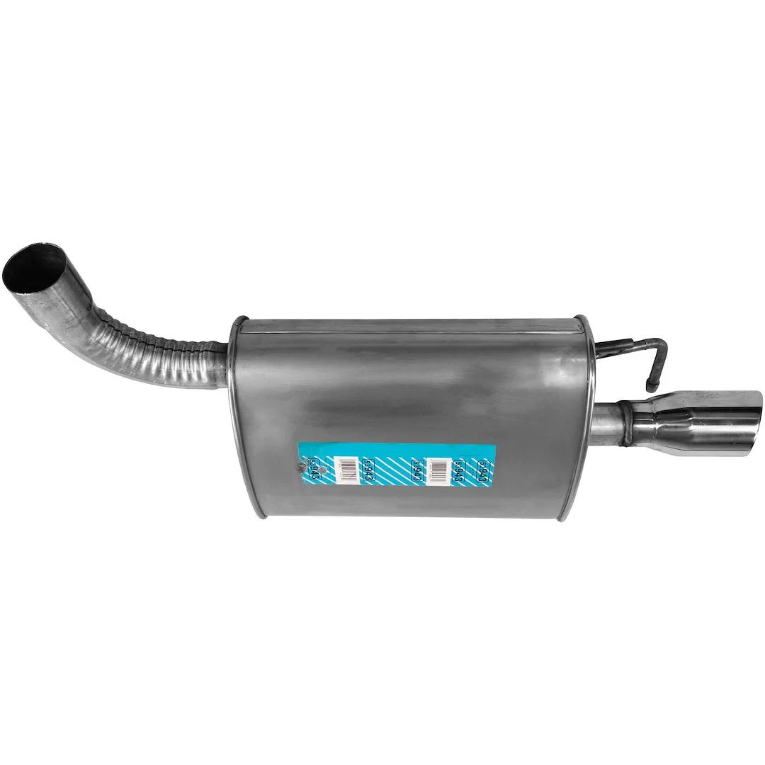 53943 – WALKER EXHST Exhaust Muffler, OE Replacement 11 Inch Width x 5-1/2 Inch Height Oval Stainless Steel Case Sing...